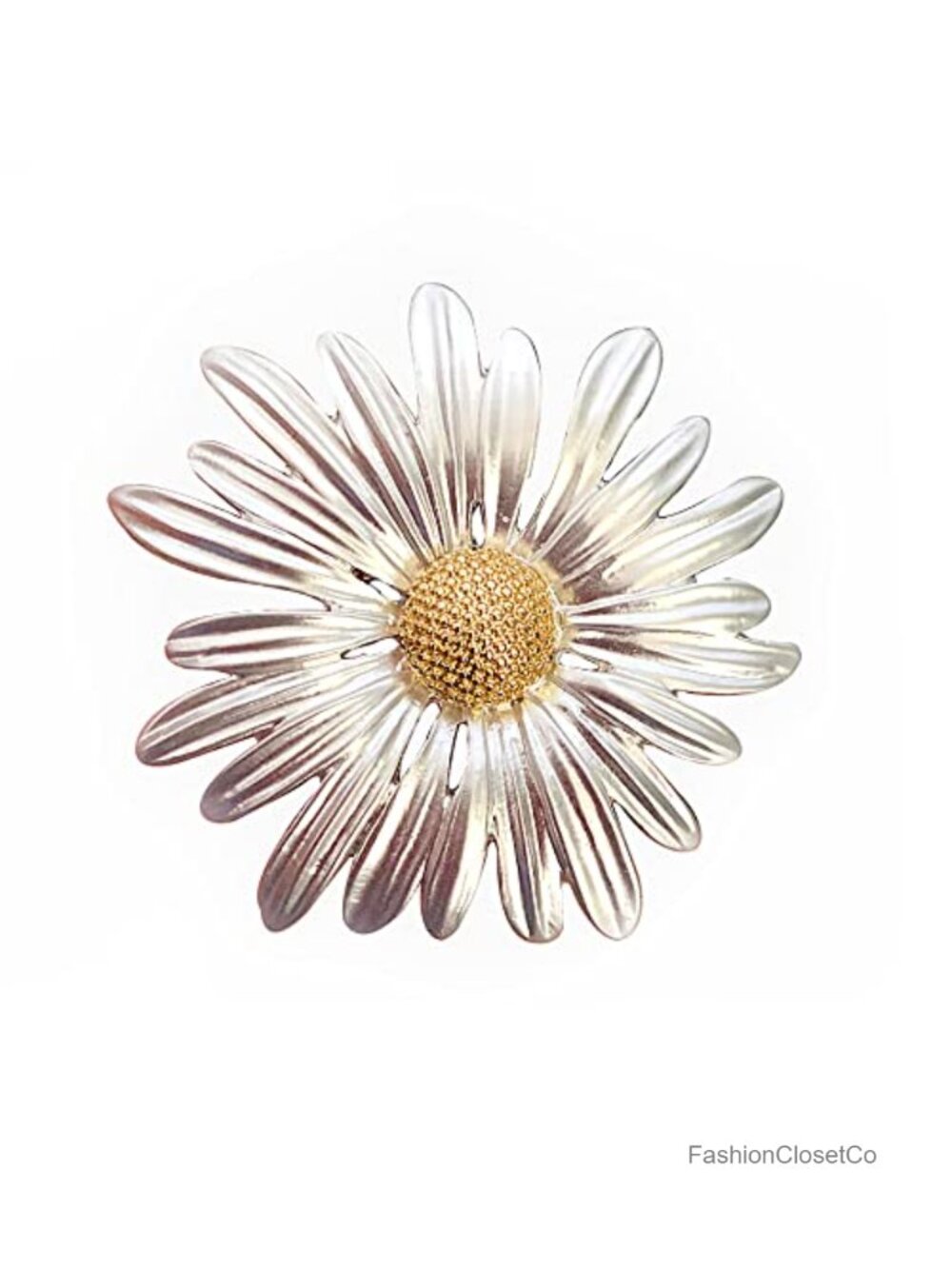 Rhinestone Sunflower Brooch Pin Enamel Crystal Flower Coat Pin for Women